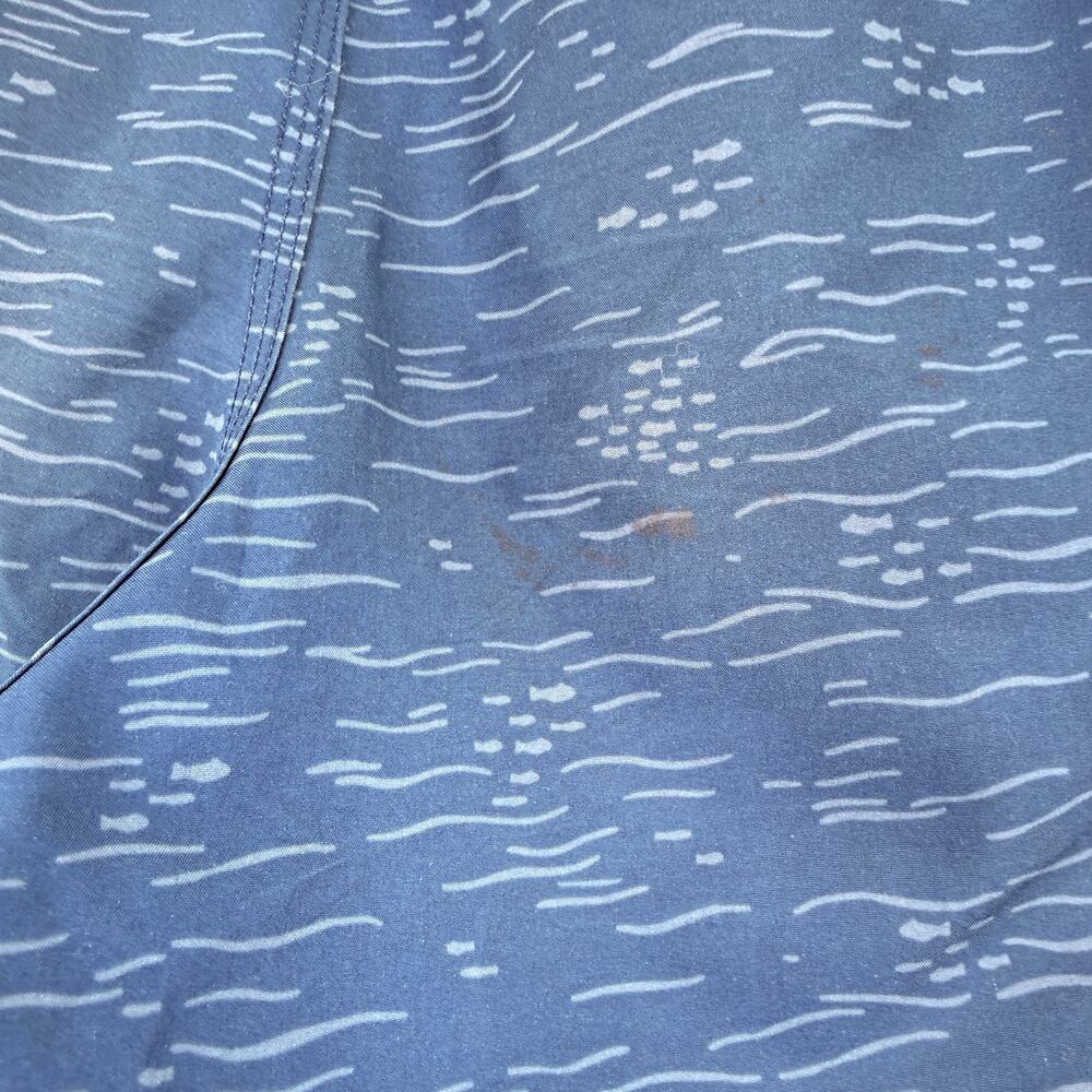 Quiksilver Men's Waterman Collection Blue Swim Board Shorts Size 34 - Picture 5 of 8
